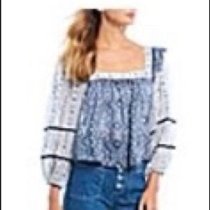 Free People Peasant Blouse